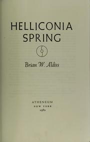 Cover of: Helliconia spring by Brian W. Aldiss