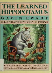 Cover of: The learnèd hippopotamus by Gavin Ewart