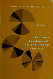 Cover of: Economic development: past and present
