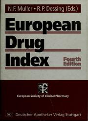 Cover of: European drug index by Niels F. Muller, Rudolf P. Dessing