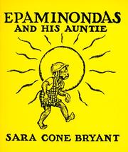 Epaminondas and his auntie by Sara Cone Bryant