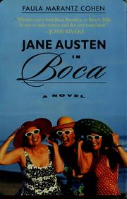 Cover of: Jane Austen in Boca by Paula Marantz Cohen