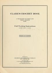 Cover of: Clark's crochet book