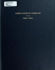 Cover of: Magnetic nozzling of a plasma flow