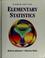 Cover of: Elementary statistics.