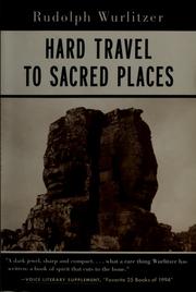 Cover of: Hard travel to sacred places.