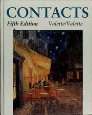 Cover of: Contacts by Jean-Paul Valette