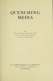 Cover of: Quenching media