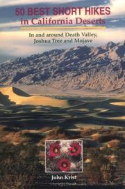 Cover of: 50 best short hikes in California deserts