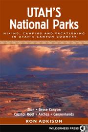 Cover of: Utah's national parks by Ron Adkison