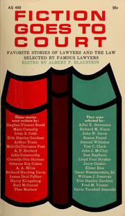 Cover of: Fiction goes to court by Albert P. Blaustein