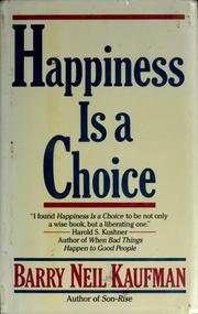 Cover of: Happiness is a choice