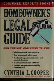 Cover of: Homeowner's legal guide