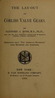 Cover of: The lay-out of Corliss valve gears