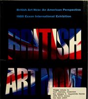 Cover of: British art now: an American perspective : 1980 Exxon International Exhibition