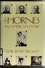 Cover of: The Hornes by Gail Lumet Buckley
