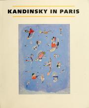 Cover of: Kandinsky in Paris by Vivian Endicott Barnett