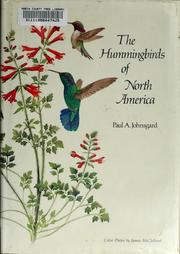 Cover of: The hummingbirds of North America