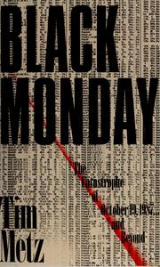 Cover of: Black Monday by Tim Metz