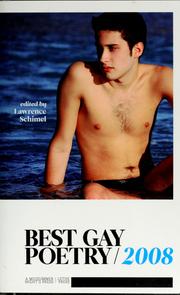 Cover of Best Gay Poetry 2008