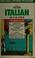 Cover of: Italian at a glance