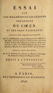 Cover of: Essai sur les maladies et les lésions organiques du coeur et des gros vaisseaux