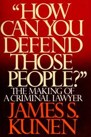 Cover of: "How can you defend those people?"