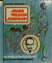 Cover of: James Weldon Johnson.