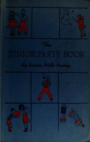 Cover of: The junior party book
