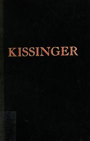 Cover of: Kissinger