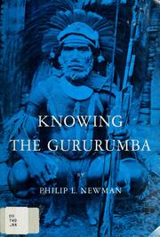 Cover of: Knowing the Gururumba