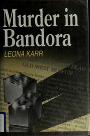 Cover of: Murder in Bandora