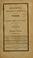 Cover of: A sermon, preached at Scipio, N.Y. at the execution of John Delaware, a native, for the murder of Ezekiel Crane, August 17, 1804