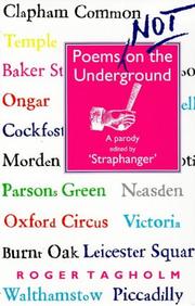 Cover of: Poems not on the underground : a parody edited by Straphanger