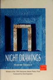 Cover of: Night drawings: poems