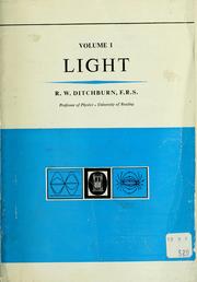 Cover of: Light. by R. W. Ditchburn