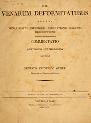 Cover of: De venarum deformitatibus adnexa venae cavae inferioris aberrationis rarioris descriptione: commentatio anatomico-pathologica