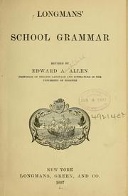 Cover of: Longmans' school grammar
