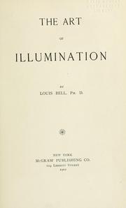 Cover of: The art of illumination.