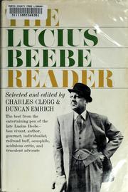 Cover of: The Lucius Beebe reader. by Lucius Morris Beebe