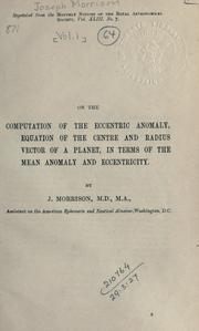 Cover of: Astronomical papers by J. Morrison