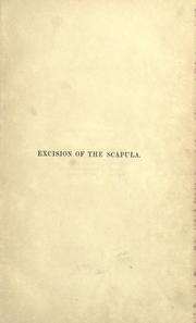 Excision of the scapula by James Syme