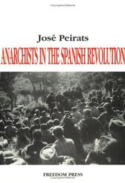 Cover of: Anarchists in the Spanish Revolution by José Peirats