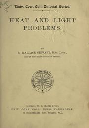 Cover of: Heat and light problems