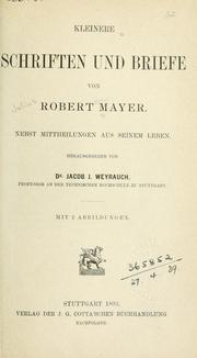 Cover of: Kleinere Schriften und Briefe