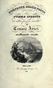 L'Origine delle fonti by Cesare Arici
