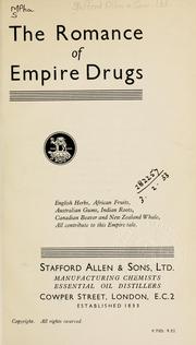 Cover of: The romance of Empire drugs