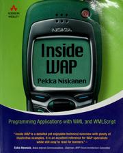 Cover of: Inside WAP: programming applications with WML and WMLScript