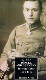 Cover of: Ernst Junger and Germany