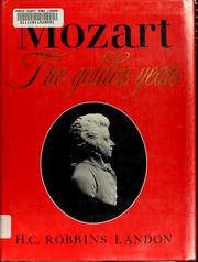 Cover of: Mozart, the golden years